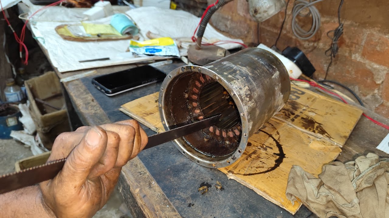 2 hp 3 phase aeration motor winding l  how the motor works l electric motor l three phase motors l