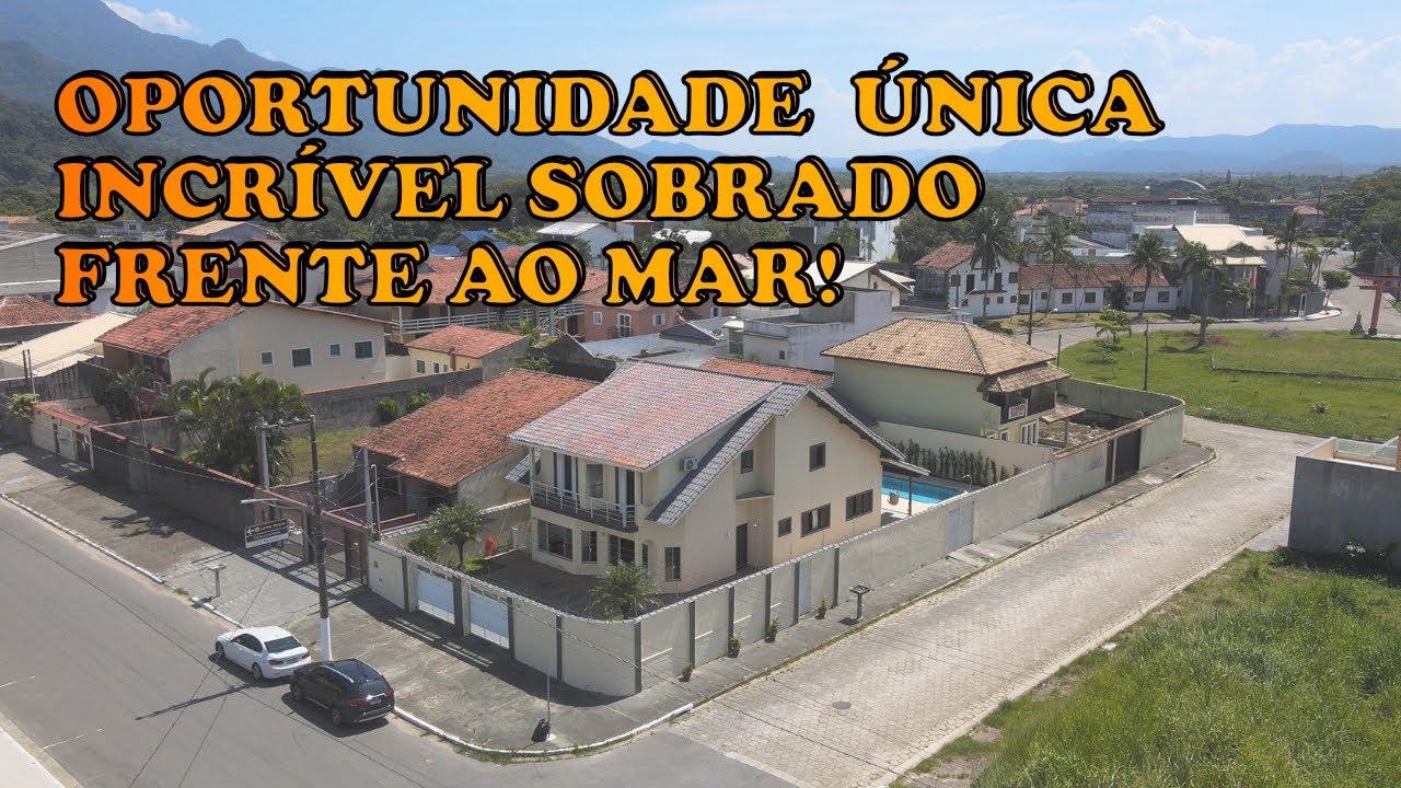 Lindo Sobrado frente ao mar com 4 dormitórios! - Peruíbe SP | Litoral Sul