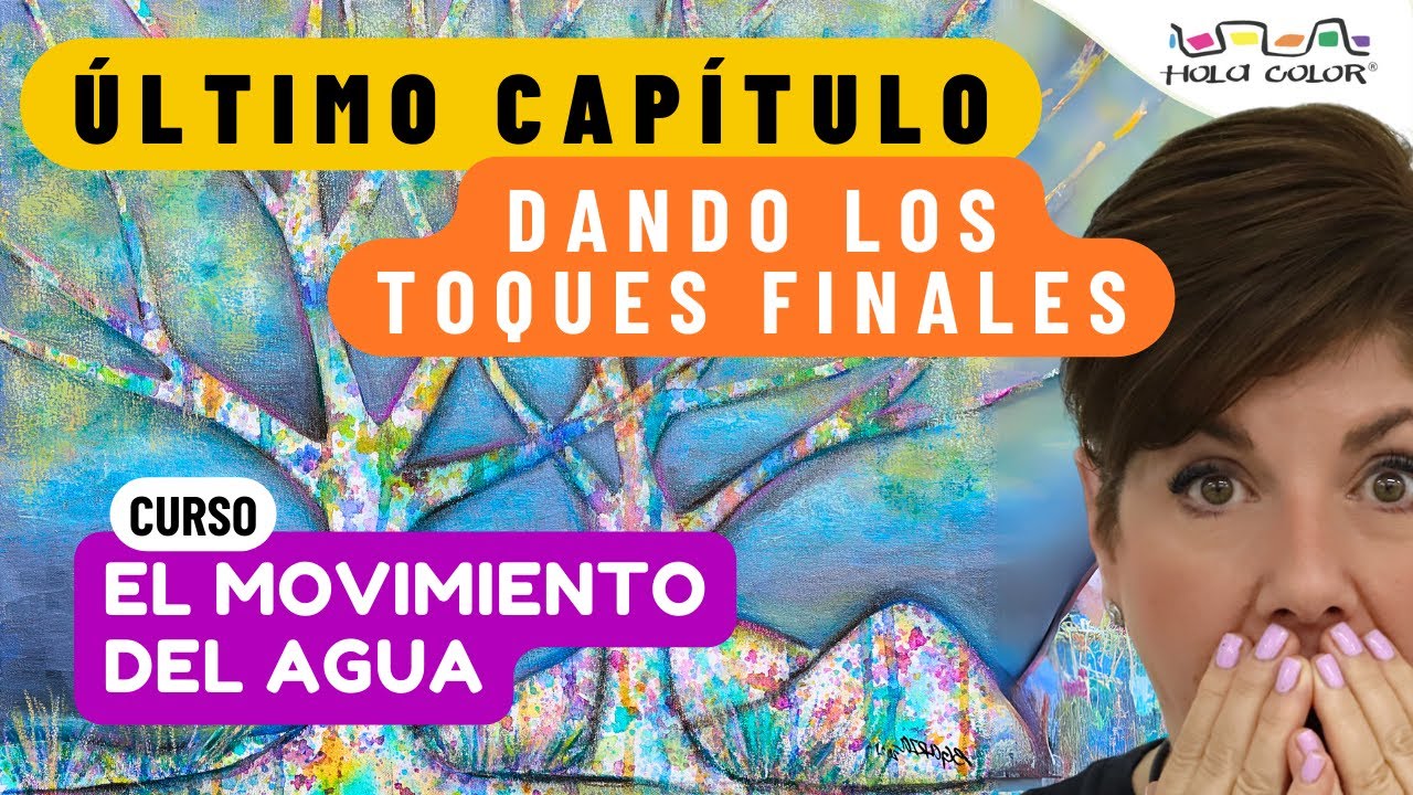 🙏 Capitulo 3 El Movimiento del Agua - Cómo formar los arboles con oleo pastel