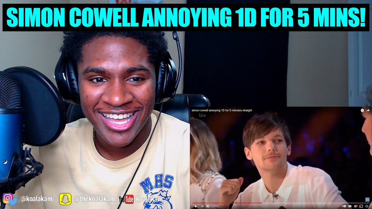 he wanted to CONTROL them so badly... simon cowgirl annoying 1D for 5 minutes straight | REACTION