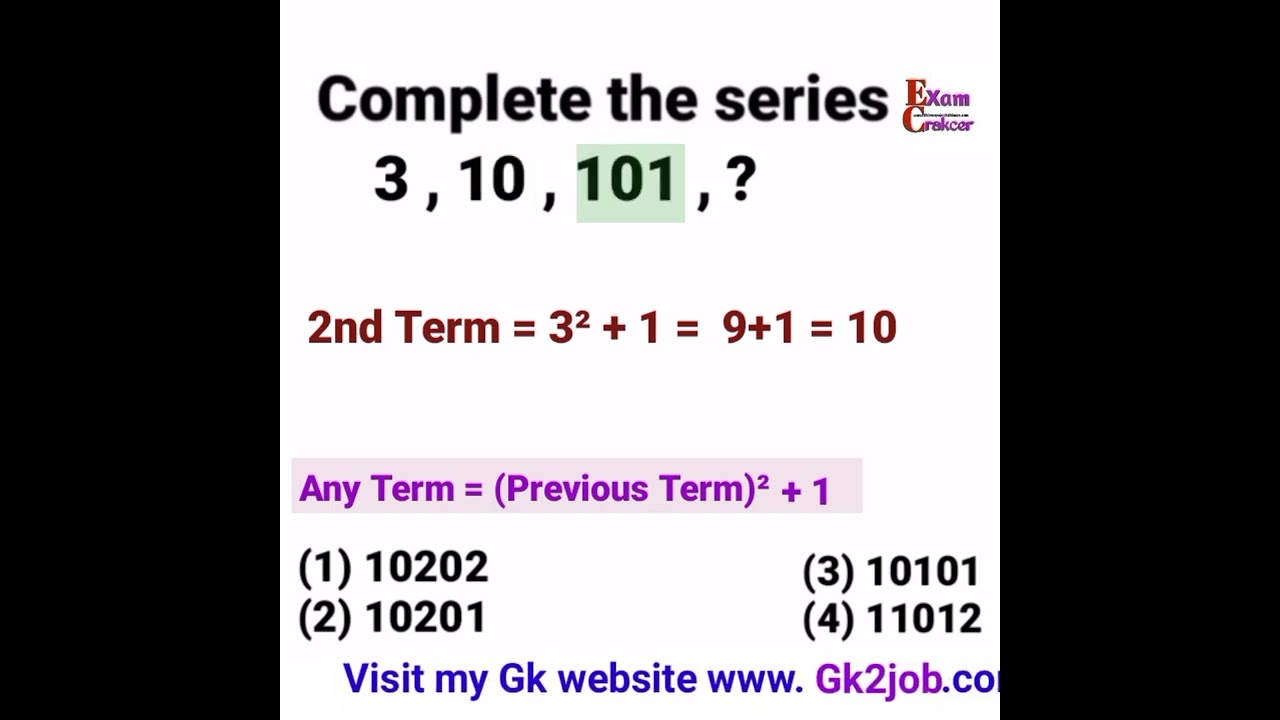 Reasoning problem for competitive exams, Reasoning for ssc cgl and rrb Group D exam 