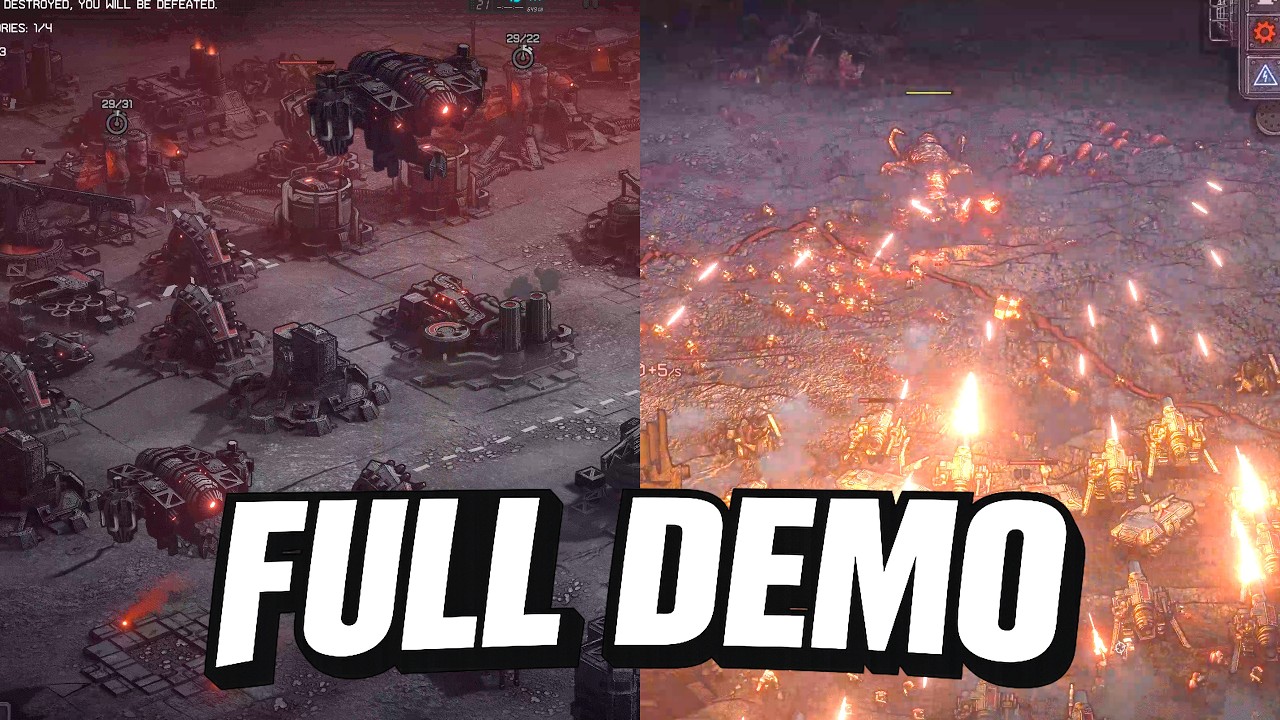 Dust Front RTS - FULL DEMO Gameplay (PC/UHD)