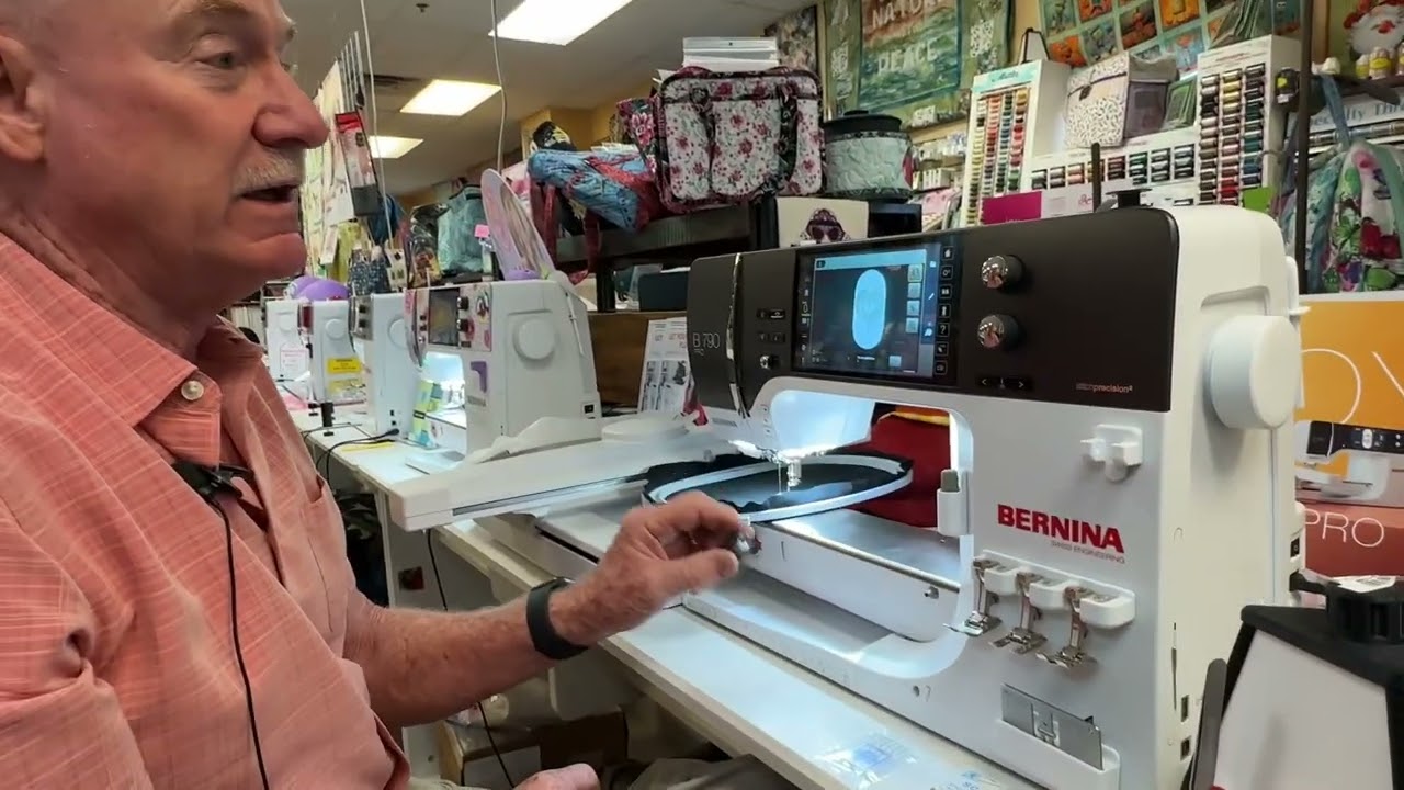 Basting or placement stitch skipping not sewing Bernina Jeff how to fix embroidery techniques DIY