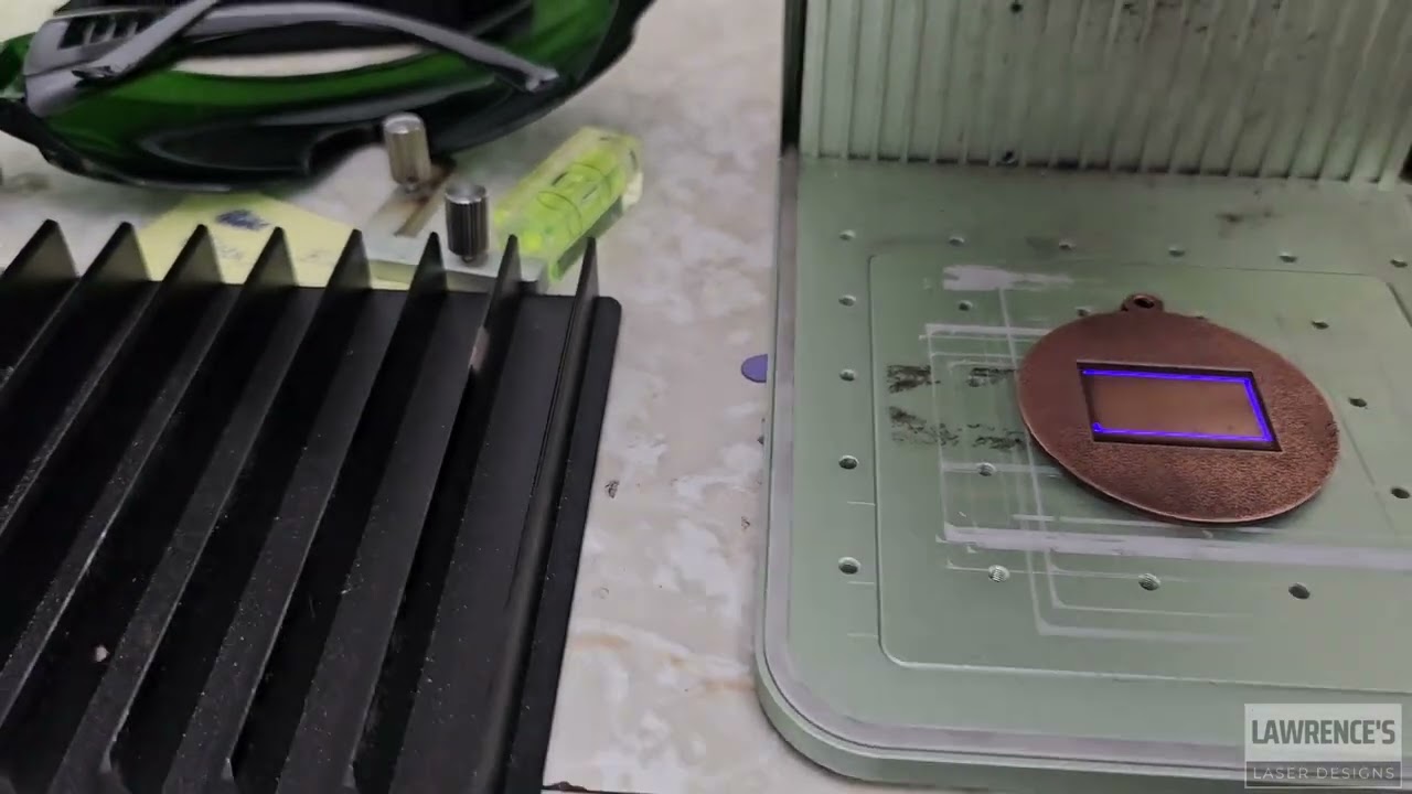 X-Tool F1 on Brass Medal
