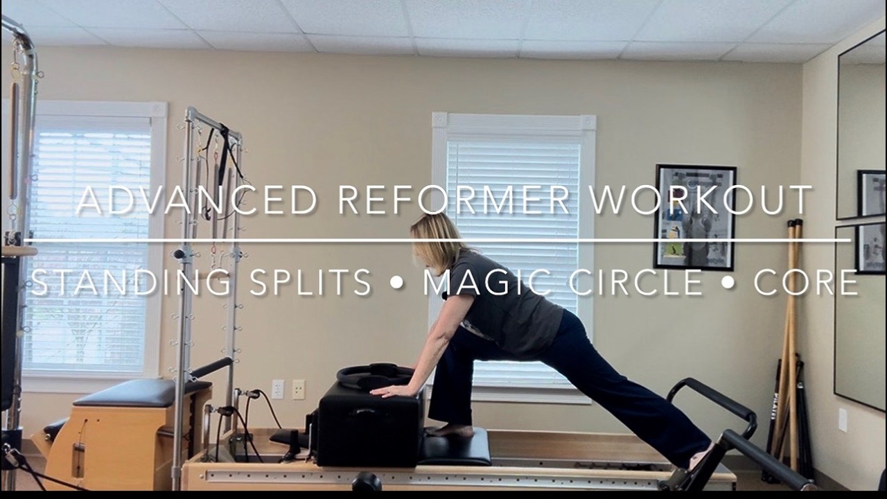 29-минутная продвинутая тренировка по пилатесу на реформере | Шортбокс + Волшебный круг | Силовая...