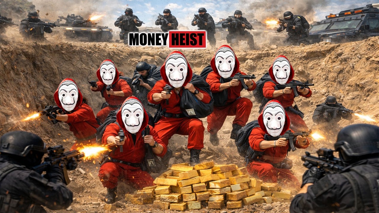 PARKOUR VS MONEY HEIST : Bad Guy Breaches Police Vault for Revenge Cash | Epic POV