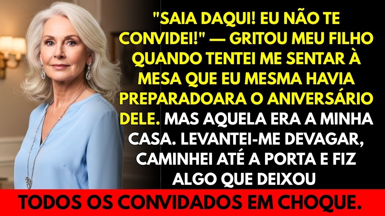 Meu filho gritou_ “Saia daqui, eu não te convidei!” na minha casa… o que fiz depois gelou a todos