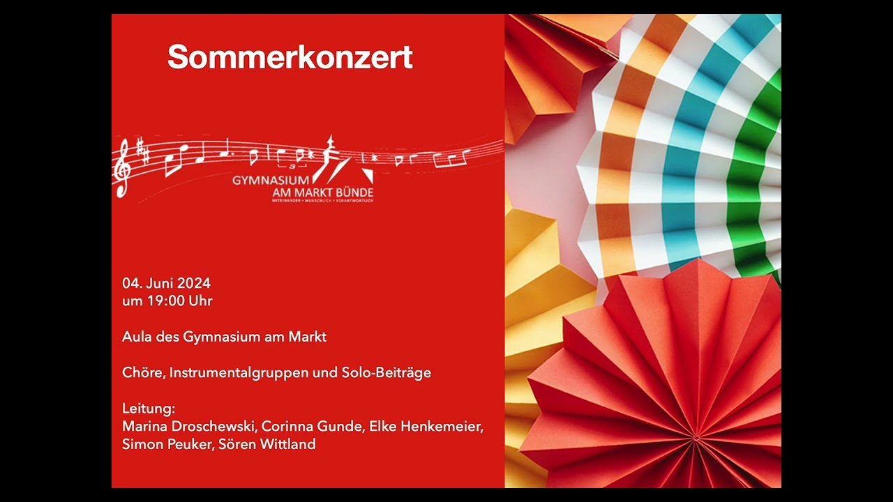Sommerkonzert vom GaM - 2024