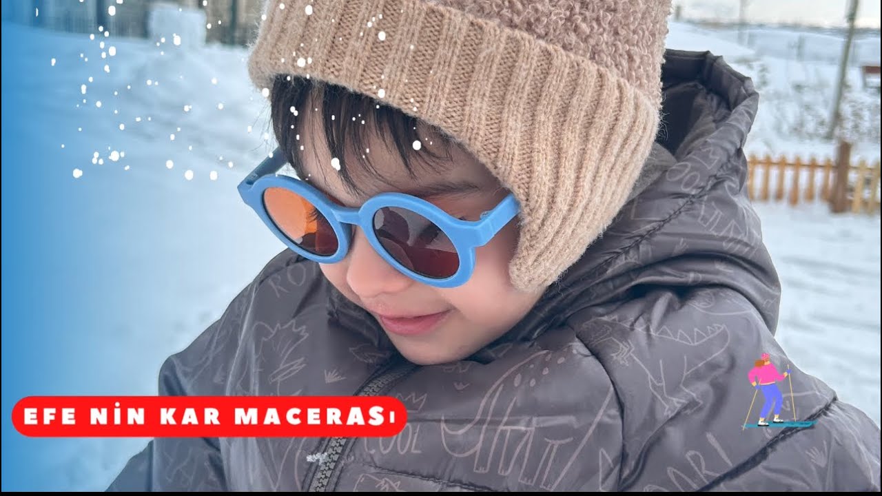 EFE’NİN KARDA UNUTULMAZ ANLARI🤣❄️NELER YAPTI NELER 🥱😳