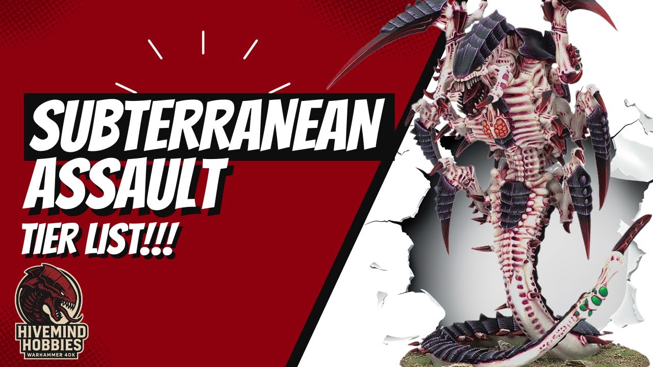 Tyranid Subterranean Assault tier list! Which snake is the best?!?