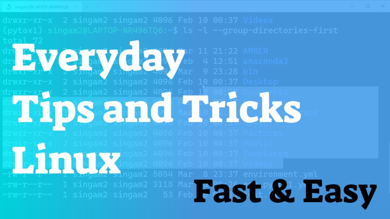 Everyday Tips and Tricks - Linux in Tamil - Alias