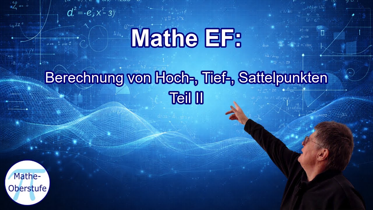 Mathe EF: Berechnung von Hoch-, Tief-, Sattelpunkten II