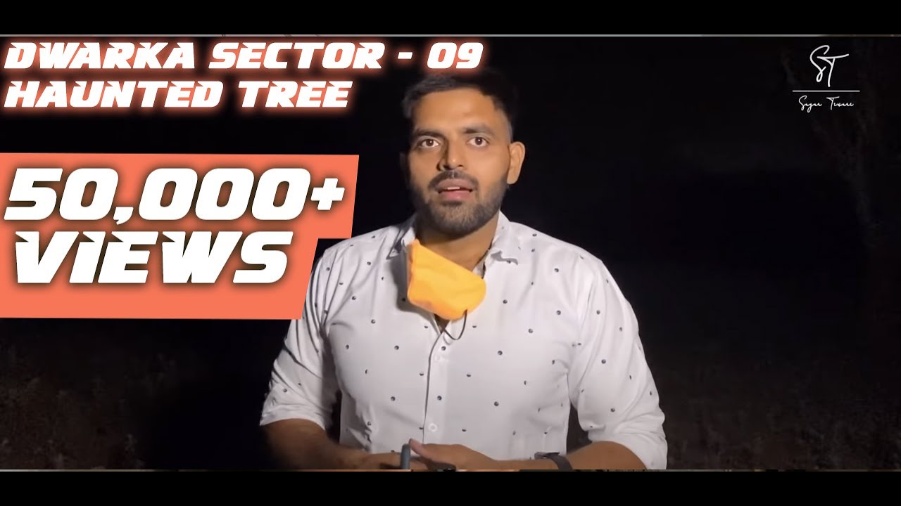 Dwarka Sector-9 haunted tree real story explained | Sagar Tiwari Delhi's Most haunted place #baabu