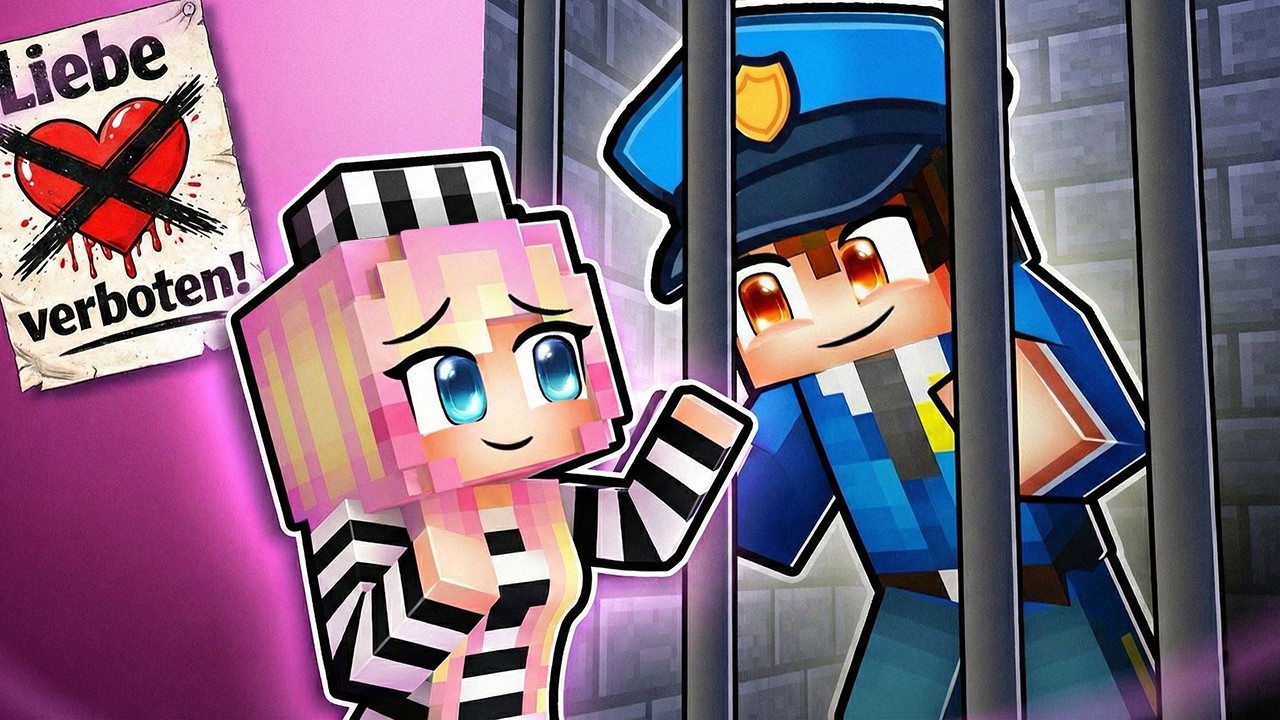 VERBOTENE LIEBE zwischen GEFANGENER und POLIZIST! 🌸 Minecraft