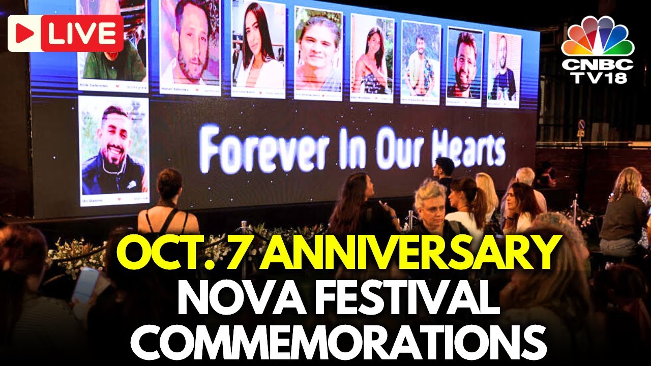 Israel LIVE: Nova Festival Commemorations on Oct 7 Hamas Attack Anniversary | 'Difficult Day' | N18G