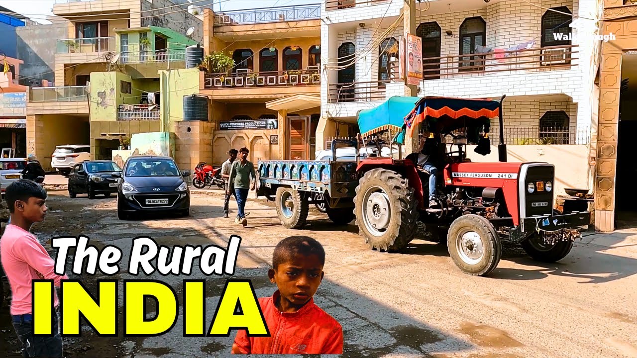 India's Village Streets They Don’t Show You 🇮🇳 | No Comentary | 4K HDR Walk
