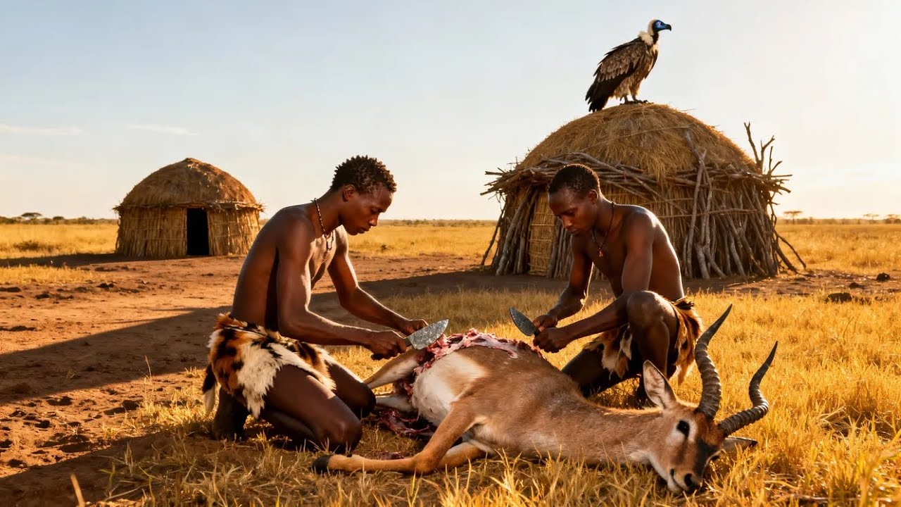 Discover Hadzabe Tribe | Hunting and Cooking Prey