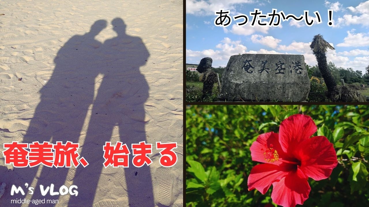 【vlog】奄美大島🌺/夫婦で旅行/半袖を持ってきて大正解/鶏飯はさっぱりして美味しい/11.15-17