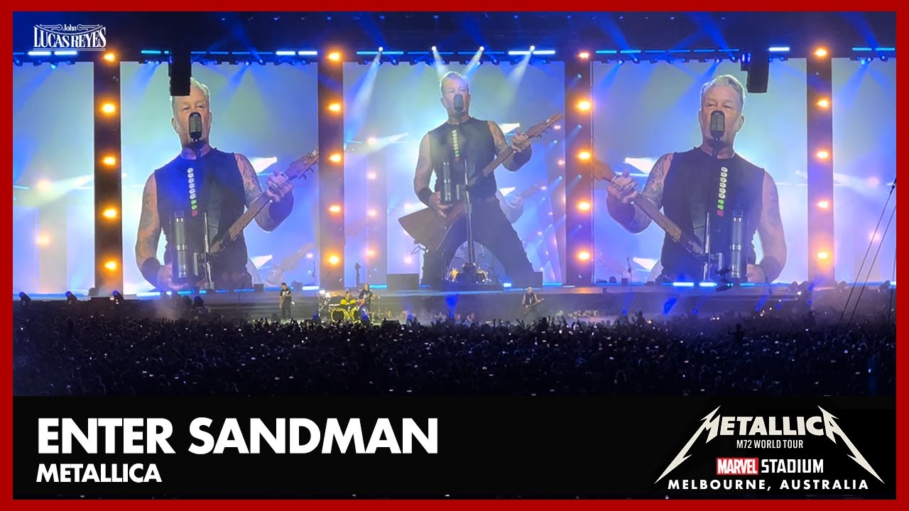 Metallica - Enter Sandman - Live in Melbourne 2025