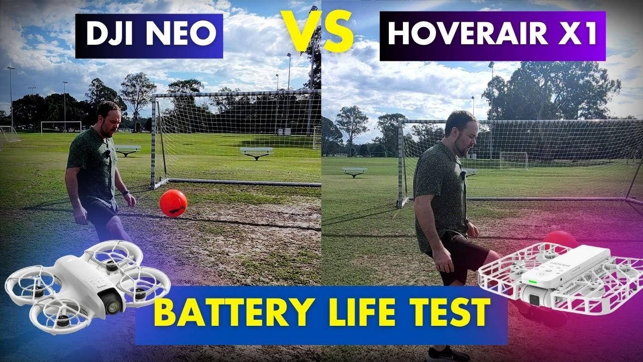 DJI Neo против HOVERAir X1 — тестирование и сравнение времени работы аккумулятора!