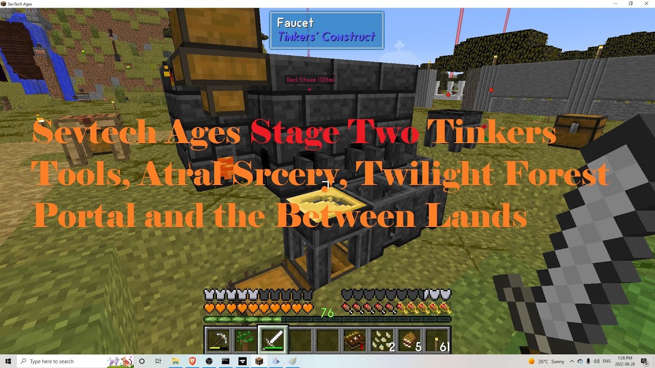 Sevtech ages - Stage Two Tinkers Tools, and the Portals to Twilight Forest and Between Lands