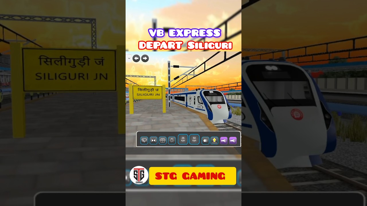 VB EXPRESS DEPART AT SILIGURI JN. 🔥 | INDIAN TRAIN SIM 2024 | TRAIN SIMULATOR | STG GAMING | 