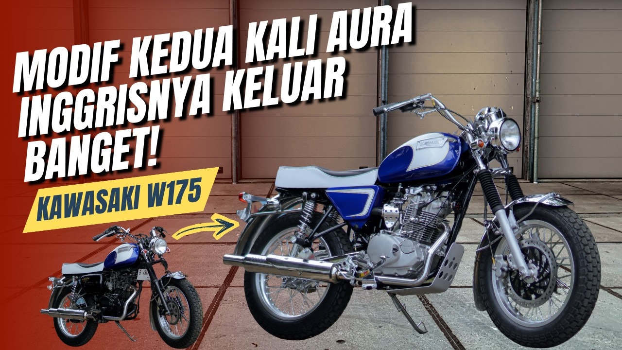 BELUM PUAS! W175 Dimodif Lagi Sampai Aura Motor Inggrisnya Muncul! #BengkelTeras