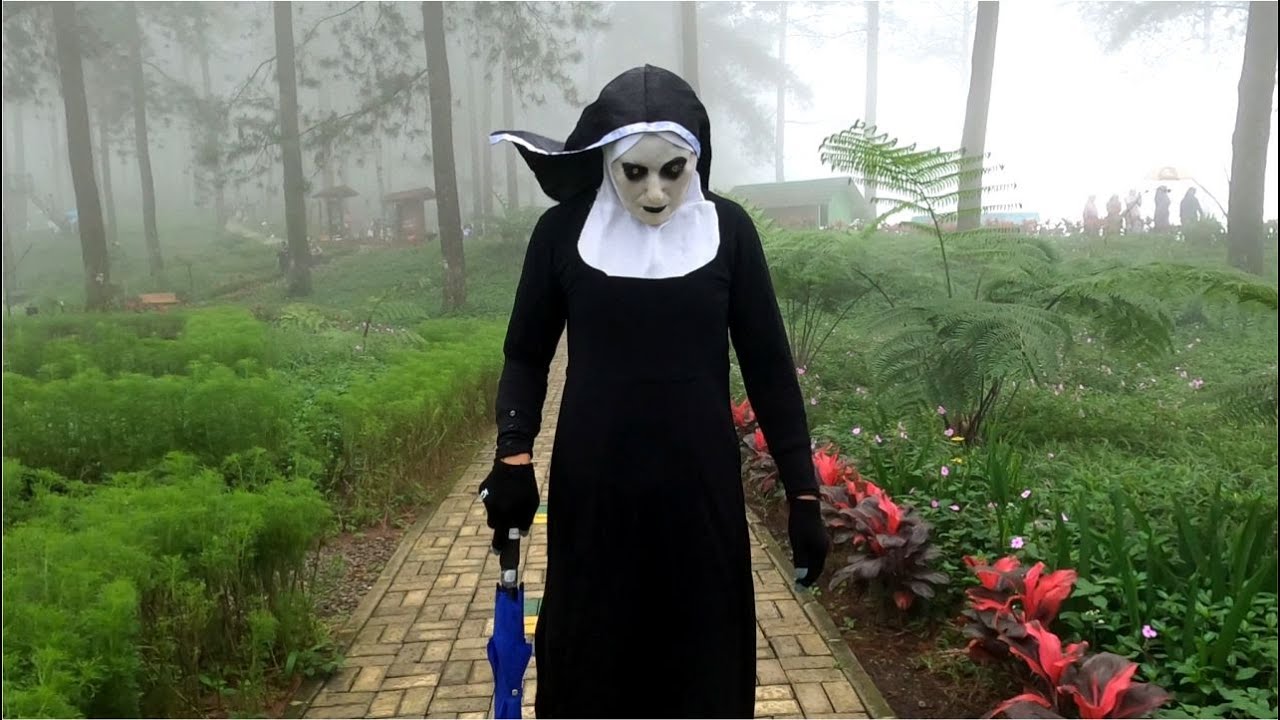 The Nun Prank Happy Halloween..!! Prank Valak lucu dan kocak