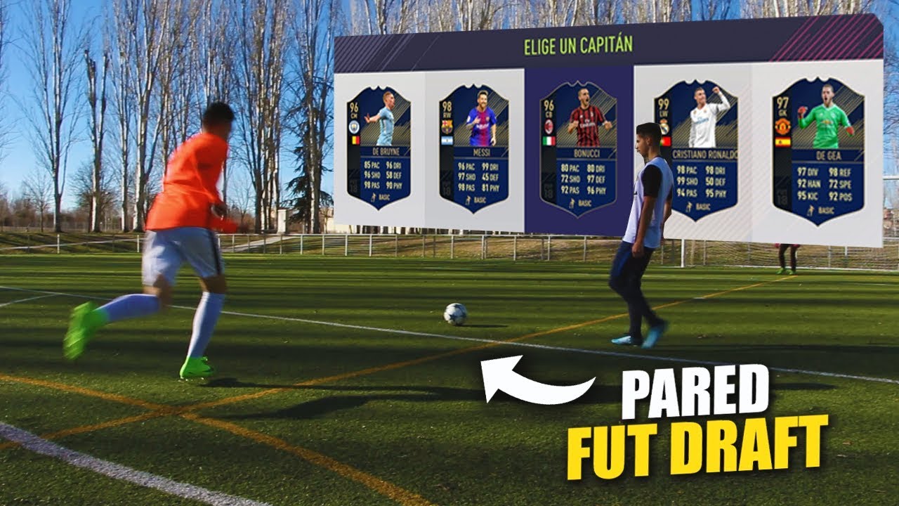 PARED FUT DRAFT CHALLENGE!!!!! FOOTBALL VS FIFA [ByDiegoX10]