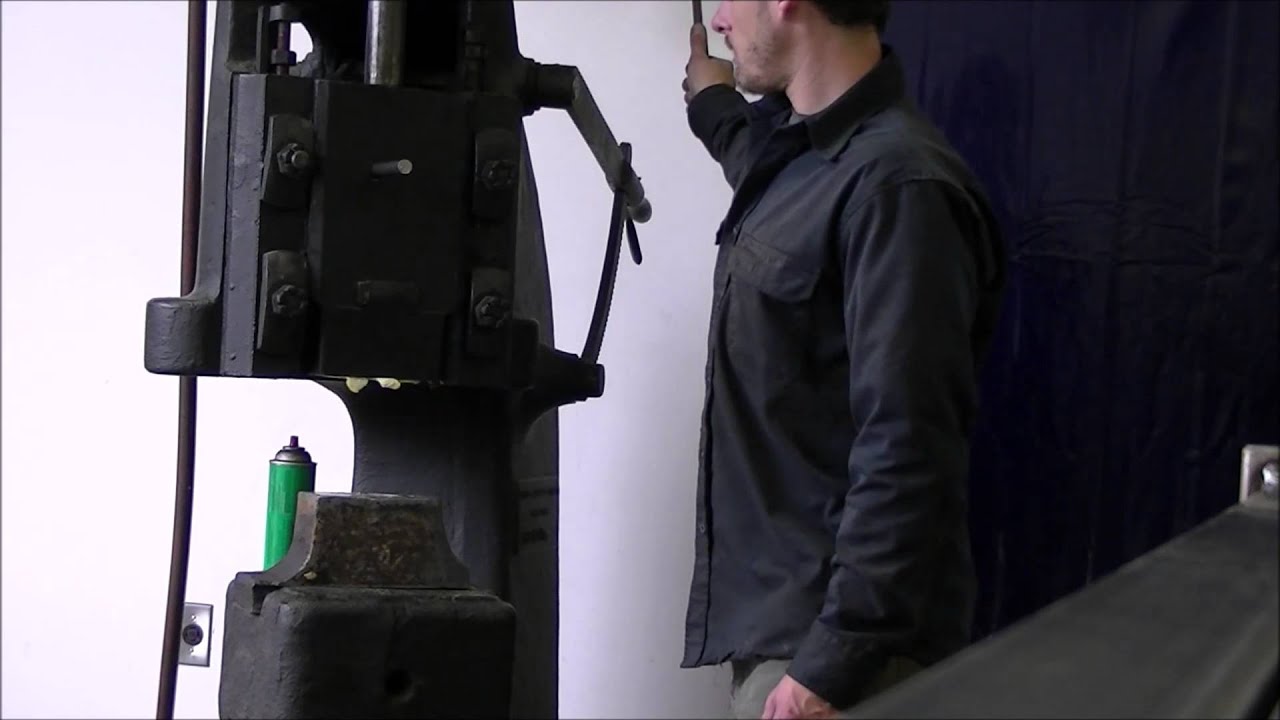 250lb NILES BEMENT POND POWER HAMMER