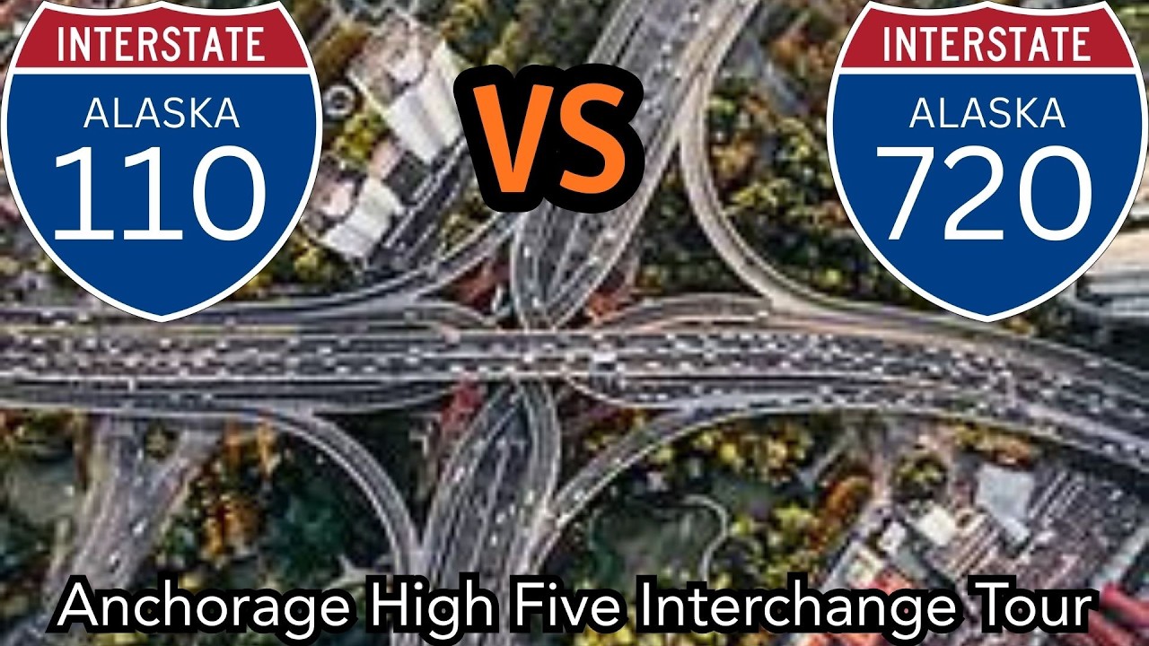 Anchorage High Five Interchange Tour (Inspired by @Freewayjim, Ep. 76)