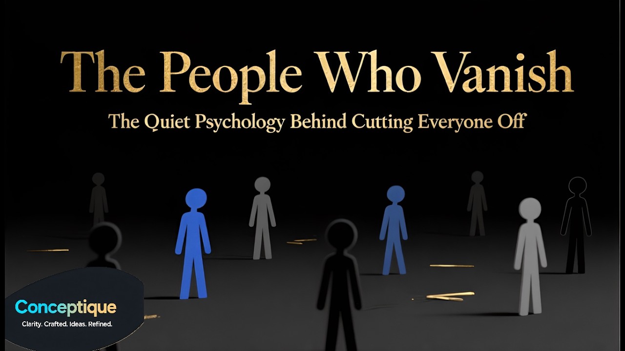 Люди, которые исчезают | Тихая психология, стоящая за отчуждением от всех | Conceptique
