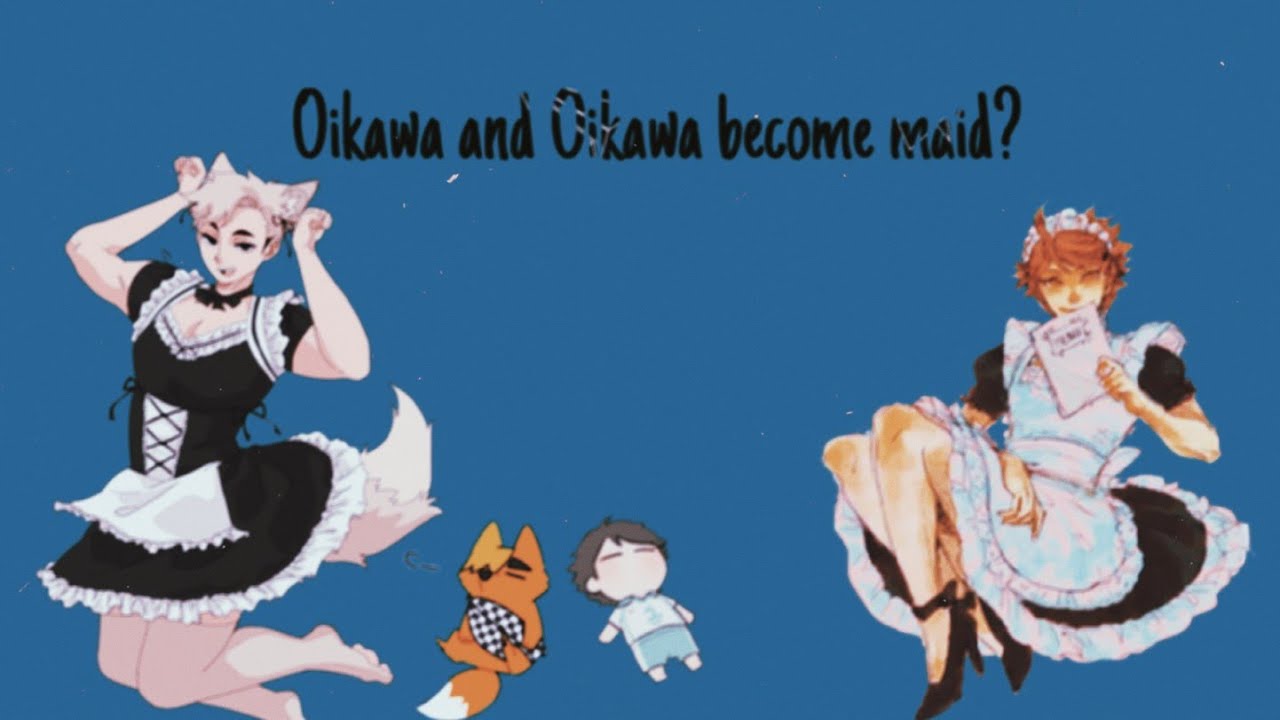 Oikawa and Atsumu become maid? || Inquisitormaster skit || Read desc