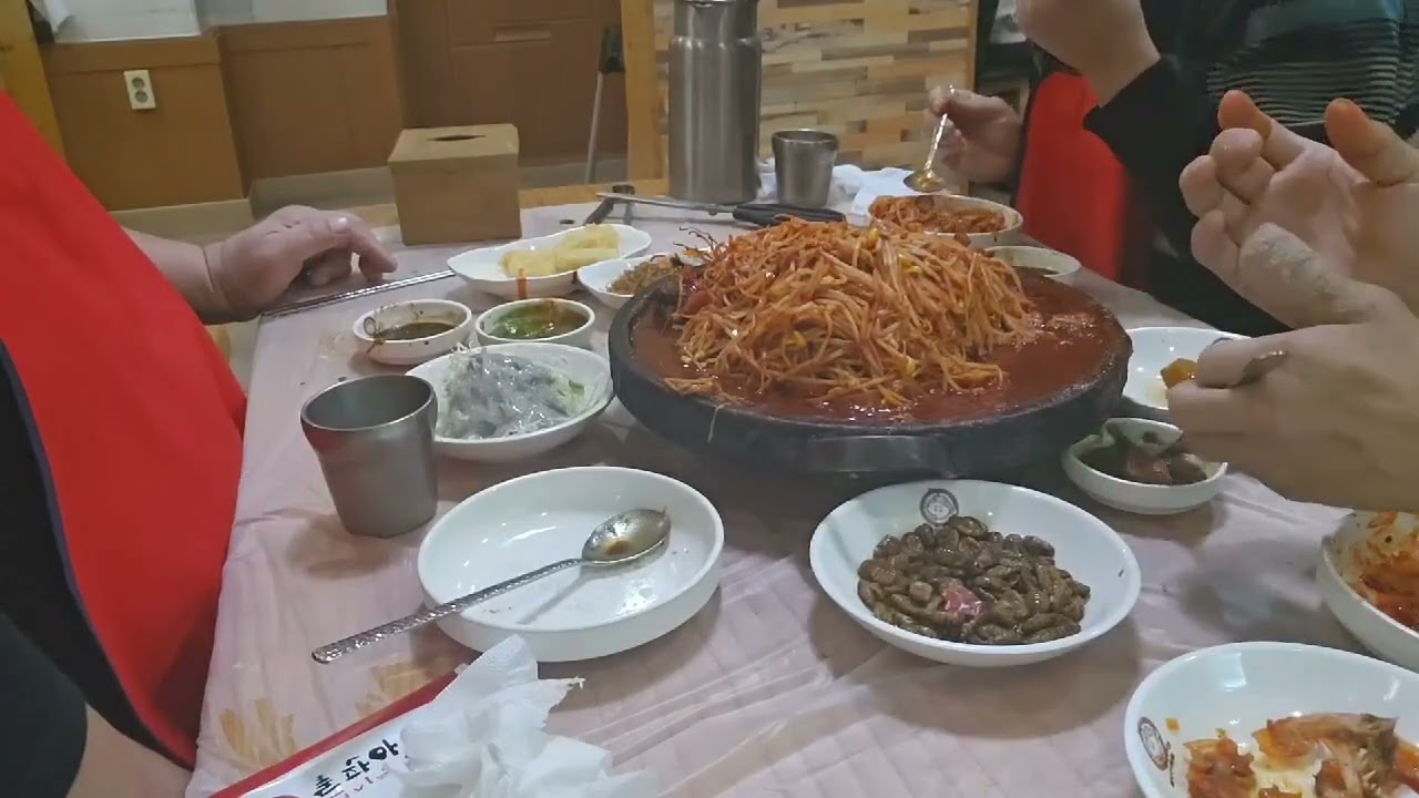 #돌판아구찜