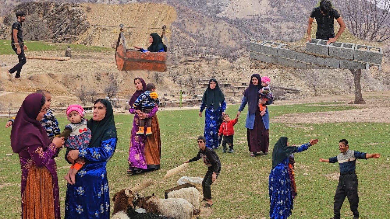 Mahmoud's nomadic life in a mountain hut, Azam's cooking, and Azam's visit with his mother🐏👩‍🍳👨‍💻