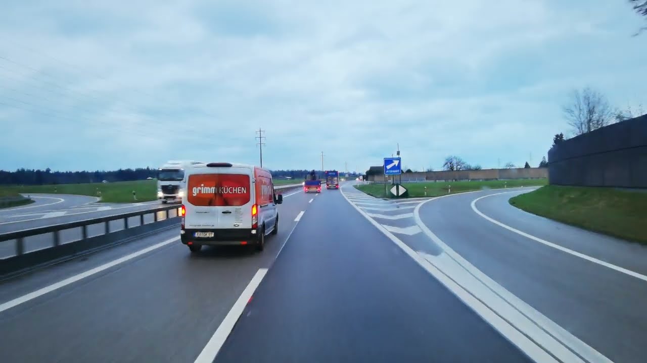Iveco Stralis POV 4K 🚛 Aarau nach Rüti an der Aare 1.Teil - Parkplatz Waltenswil bis Arch SO 🇨🇭