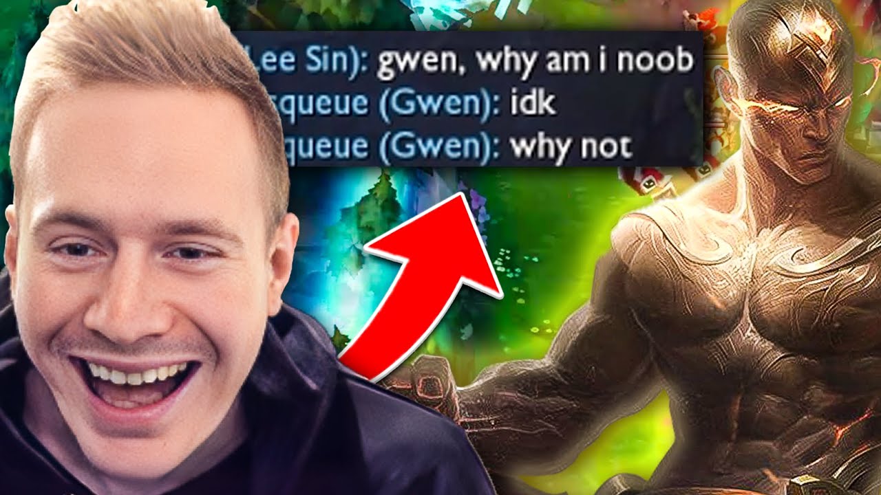 Teaming up with Toxic Players as Lee Sin