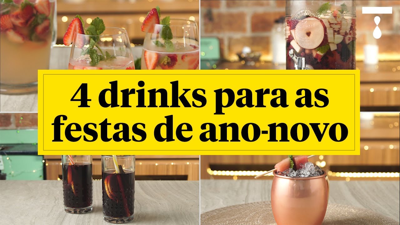 4 DRINKS PARA AS FESTAS DE FIM DE ANO