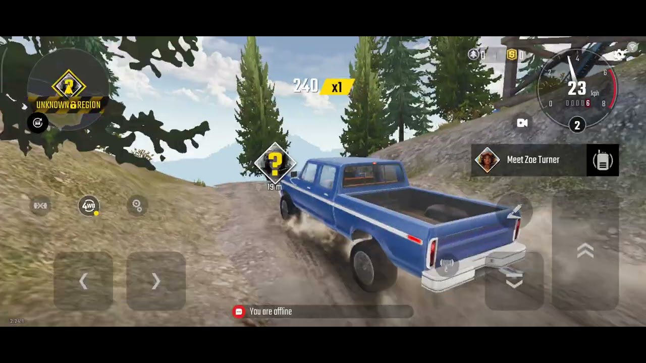 4×4 on hill station android game 