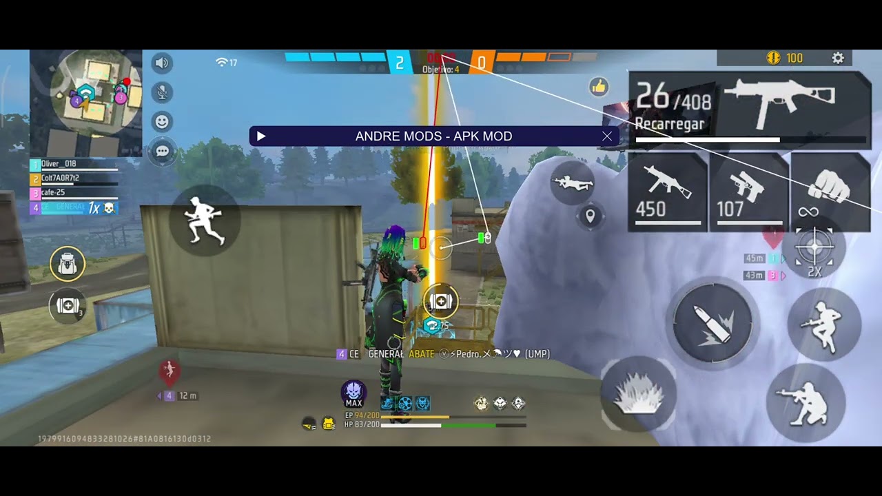 ATUALIZAÇÃO! MOD MENU ANDRE MODS V2.7 FIXED BAN FREE FIRE HACK 2025