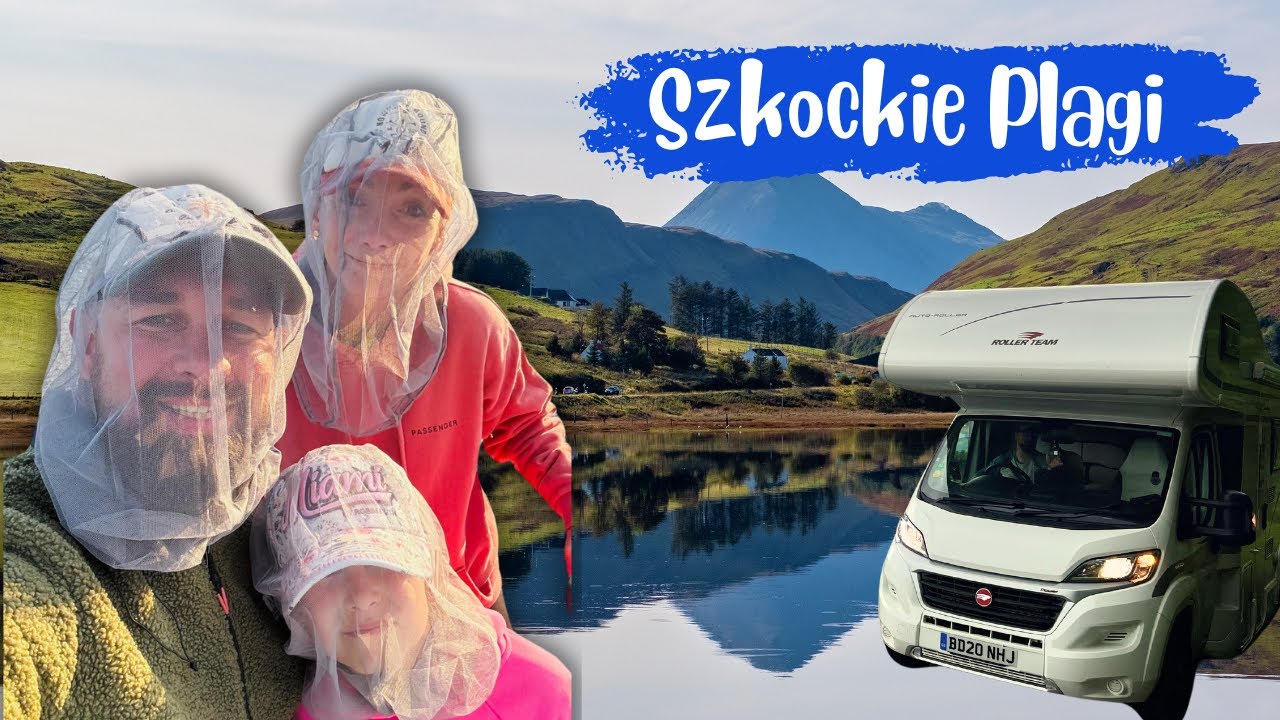 Wyspa Skye i szkockie midges! Szkocja kamperem.