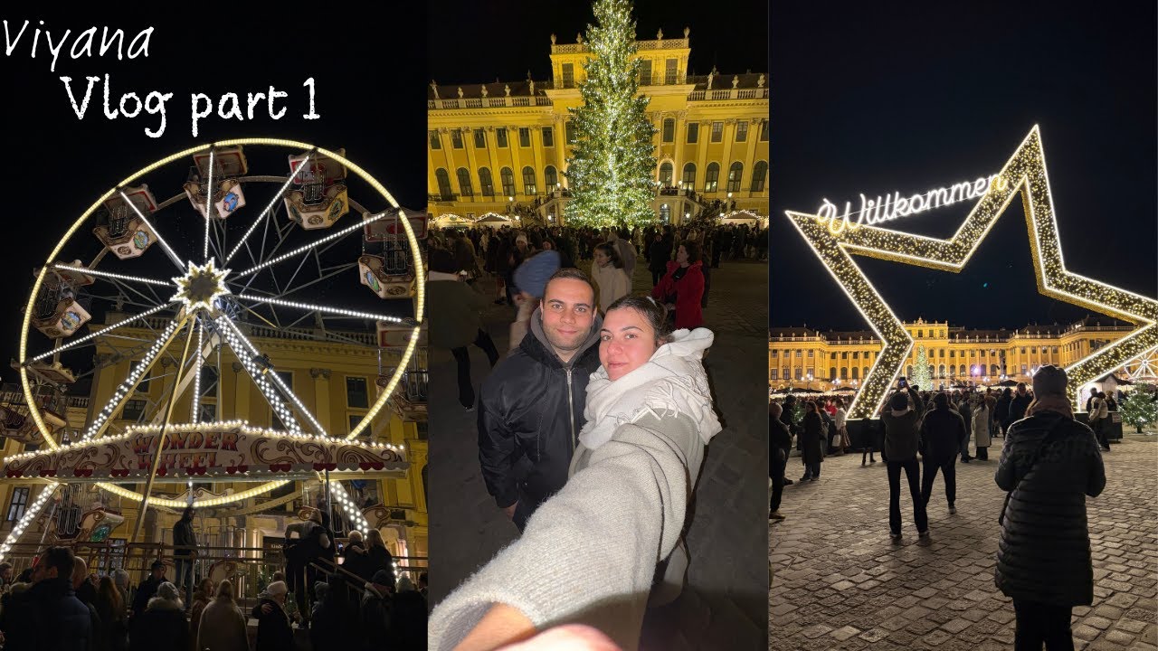 VİYANA VLOG PART 1, tren yolculuğumuz, Christmas market🎄🎅🏻