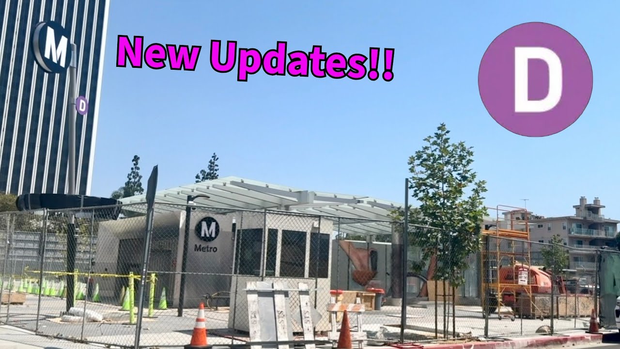 Los Angeles Metro D Line Extension Construction Update - August 2025