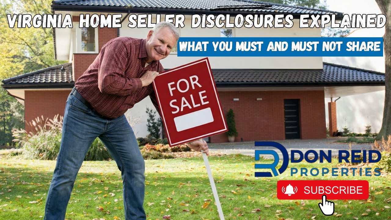 Virginia Home Seller Disclosures Explained What You Must and Must Not Share