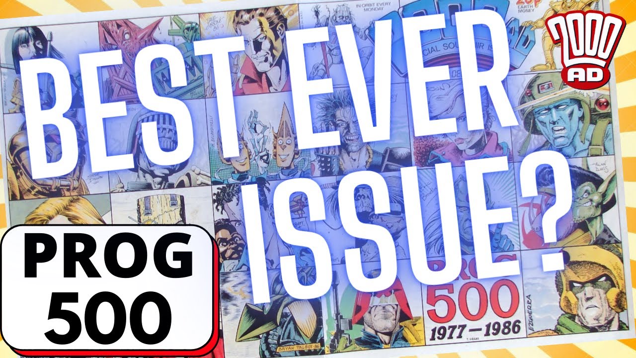 WAS THIS THE BEST EVER ISSUE OF 2000AD?  Prog 500 - (From 1986 36 year old UK comic)