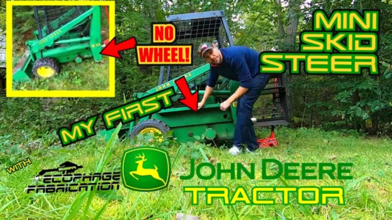 I Broke My New John Deere Skid Steer in Less Than A Day. John Deere 60 Tractor Repair Wheel Holes