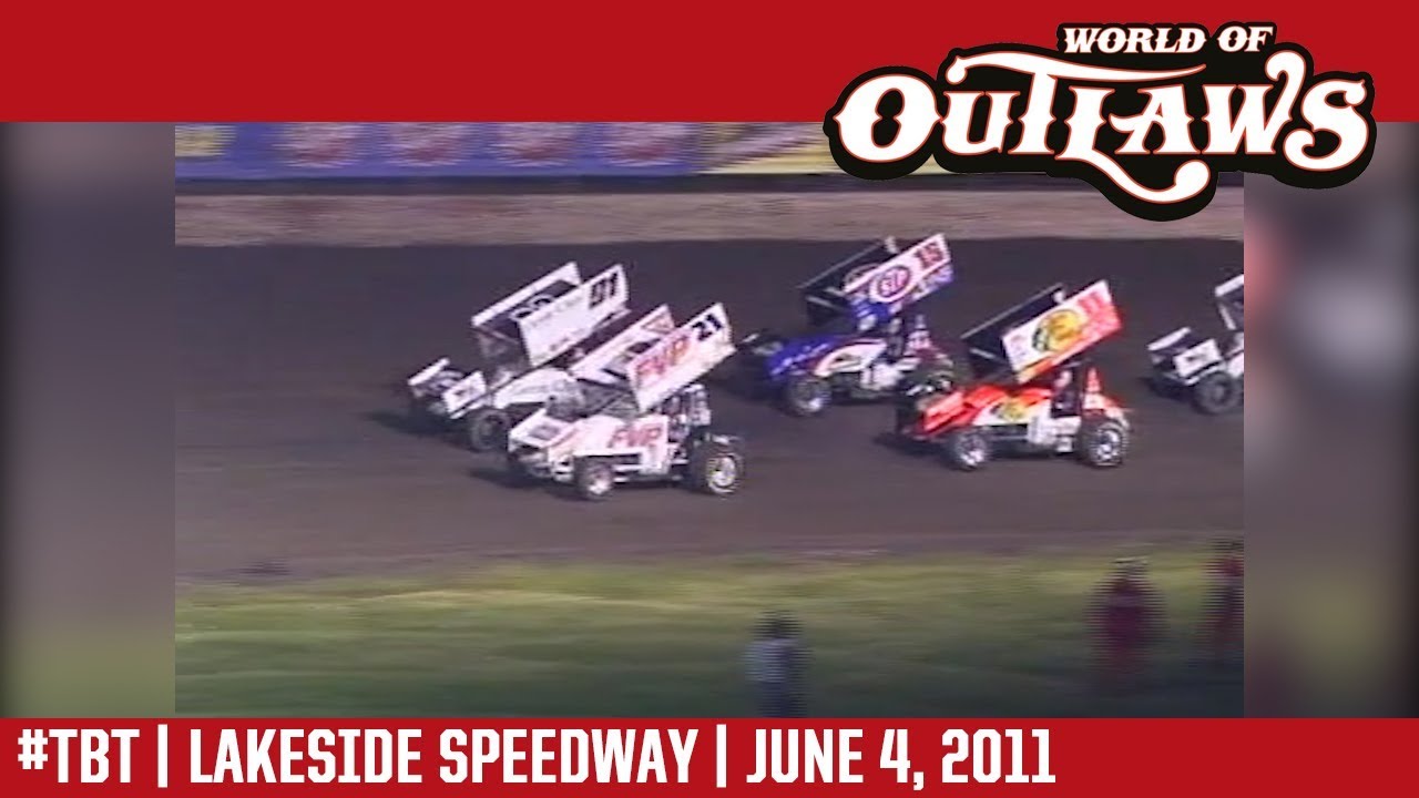 World of Outlaws Craftsman Sprint Cars Lakeside Speedway June 4, 2011 | #ThrowbackThursday