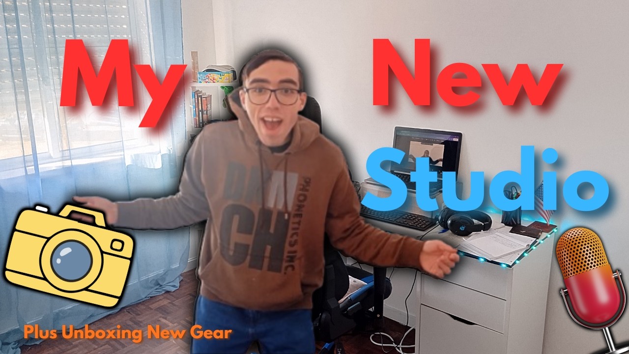 My New Studio (Plus Unboxing New Gear) - PG