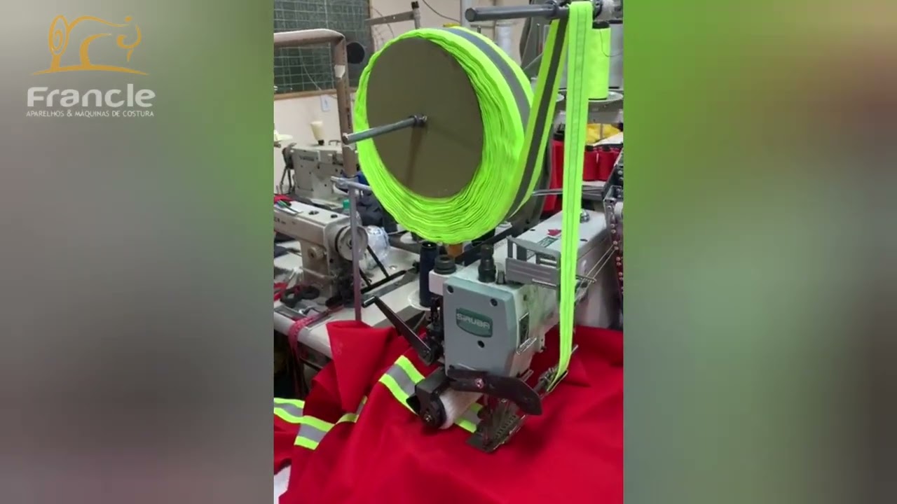 Aparelho de Faixa reflexiva para máquina 12 agulhas