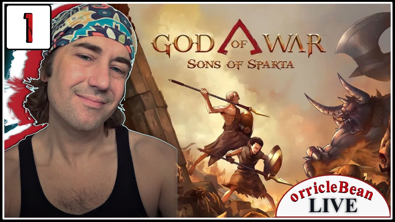 NEW GOD OF WAR!? 🟪 Checking out God of War Sons of Sparta | 🌳💨 Flark 🧊